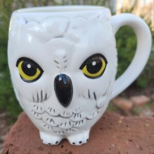 Ceramic Harry Potter Hedwig the Owl Dimensional 20 ounce Coffee Mug Cup